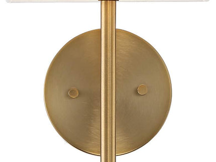 Possini Euro Favreau 16 1/4" High Warm Brass Wall Sconce Set of 2