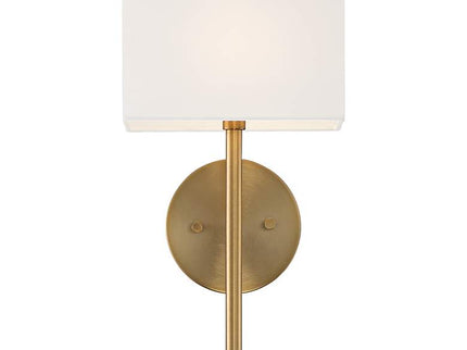 Possini Euro Favreau 16 1/4" High Warm Brass Wall Sconce Set of 2