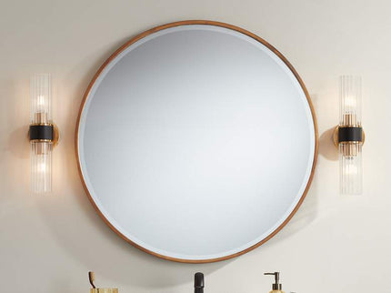 Possini Euro Idyll Wall Sconce Set with Uttermost Mayfair Wall Mirror