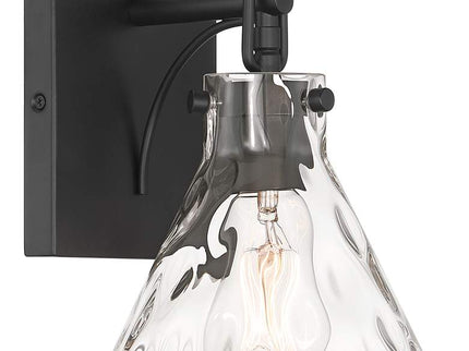 Possini Euro Ishii 9 1/4" Wide Matte Black Wall Sconce Set of 2