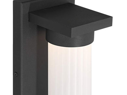 Possini Euro Kathleen 14" High Sand Black LED Wall Sconce Set of 2