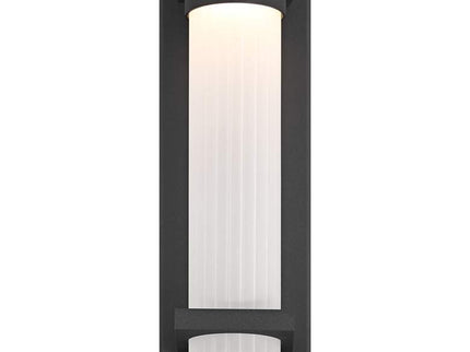 Possini Euro Kathleen 14" High Sand Black LED Wall Sconce Set of 2