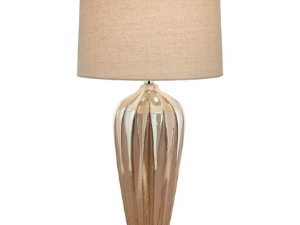 Possini Euro Loren 28 1/4" Ivory Drip Handcrafted Modern Ceramic Lamp