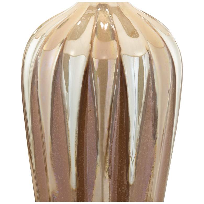 Possini Euro Loren 28 1/4" Ivory Drip Handcrafted Modern Ceramic Lamp