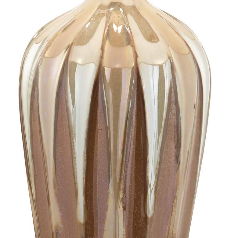 Possini Euro Loren Ivory Handcrafted Modern Ceramic Table Lamps Set of 2