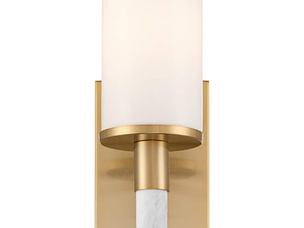 Possini Euro Lucius 11"H Soft Gold & Marble Wall Sconce Set of 2