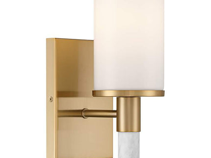 Possini Euro Lucius 11"H Soft Gold & Marble Wall Sconce Set of 2
