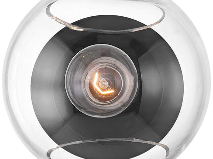 Possini Euro Michaelis 6 1/4" High Black Wall Sconce Set of 2