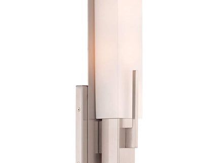 Possini Euro Midtown 15" High Satin Nickel Wall Sconce Set of 2