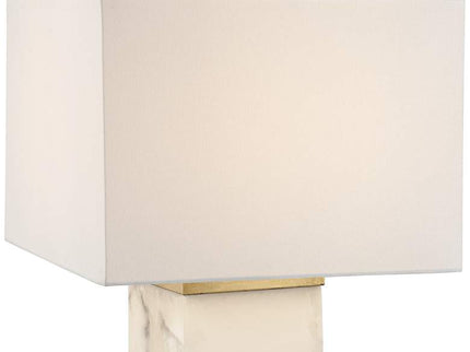 Possini Euro Mindy 24 3/4" Alabaster Table Lamp with Night Light