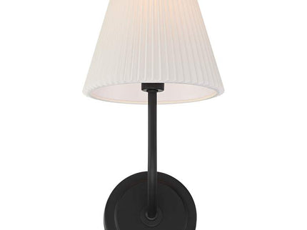 Possini Euro Nina 14" High Matte Black Wall Sconce Set of 2