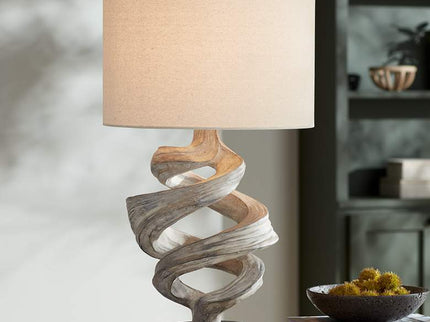 Possini Euro Organic Twist 29 1/8" Sculptural Rustic Modern Table Lamp