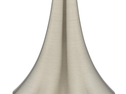 Possini Euro Red Faux Silk Brushed Nickel Touch Table Lamps Set of 2