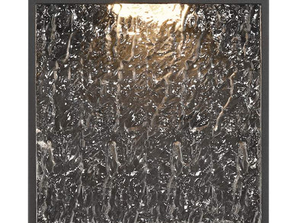 Possini Euro Sofia 8 1/2"H Black and Glass LED Wall Sconce Set of 2