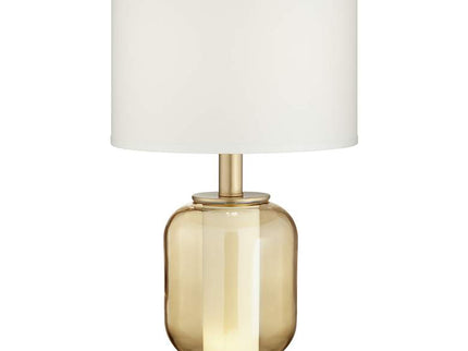 Possini Euro Sophia 28" Champagne Glass Night Light Table Lamp