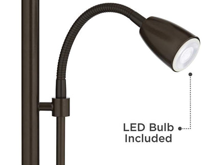 Possini Euro Traverse 29" Bronze Gooseneck LED USB Lamps Set of 2