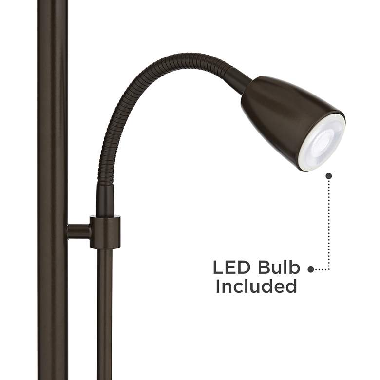 Possini Euro Traverse 29" Bronze Gooseneck LED USB Lamps Set of 2