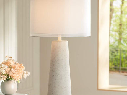Possini Euro Travertine 31 1/2" High Faux Marble Modern Table Lamp