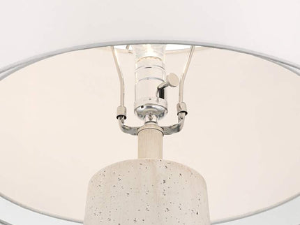 Possini Euro Travertine 31 1/2" High Faux Marble Modern Table Lamp