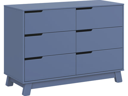 M4216CVB,Babyletto,Hudson 6-Drawer Double Dresser  Assembled in Cove Blue