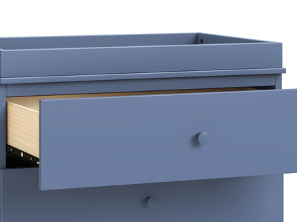 M12923CVB,Babyletto,Gelato 3-Drawer Changer Dresser w/Removable Changing Tray in Cove Blue