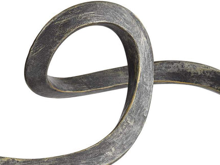 Prader 13 1/2" High Matte Bronze Abstract Sculpture