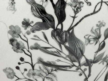 Prentiss 21" High Black and White Ceramic Ginger Jar with Lid