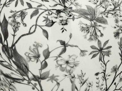 Prentiss 21" High Black and White Ceramic Ginger Jar with Lid