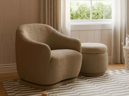 M27587SAB,Babyletto,Foy Glider in Sand Boucle