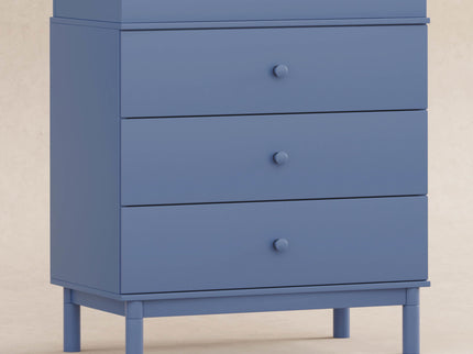 M12923CVB,Babyletto,Gelato 3-Drawer Changer Dresser w/Removable Changing Tray in Cove Blue