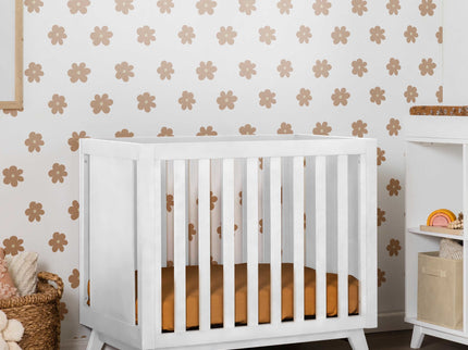 M22598W,DaVinci,Otto 3-in-1 Convertible Mini Crib with 4 Mattress in White