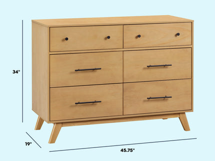 M22526HY,DaVinci,Otto 6-Drawer Dresser in Honey