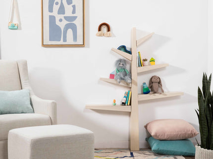 M4626NX,Babyletto,Spruce Tree Bookcase in Washed Natural Finish