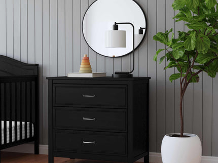 M12823E,DaVinci,Charlie 3-Drawer Dresser in Ebony