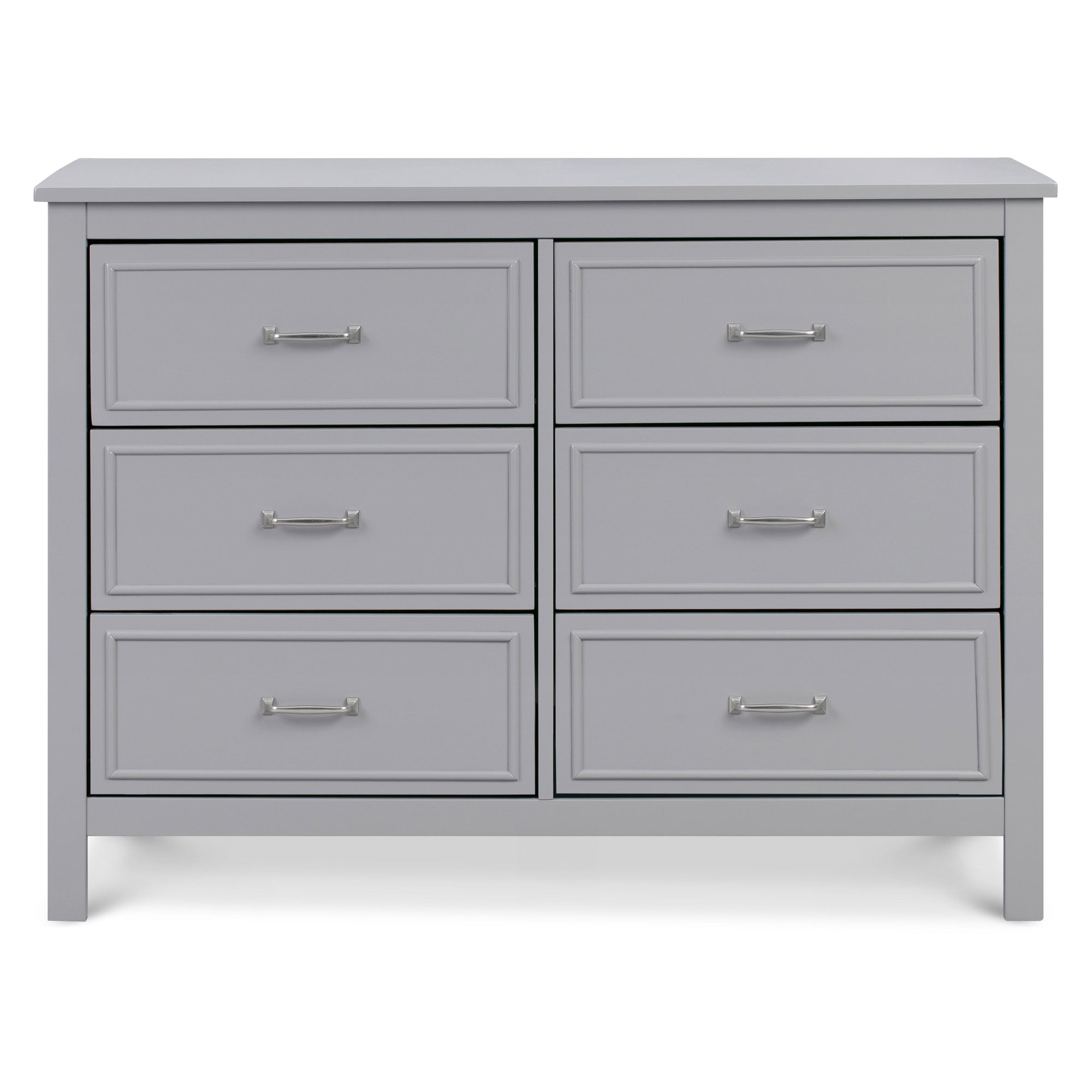 M12826G,DaVinci,Charlie 6-Drawer Double Dresser in Grey