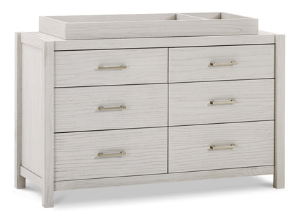 B26416WDF,Monogram by Namesake,Hemsted 6-Drawer Assembled Dresser in White Driftwood