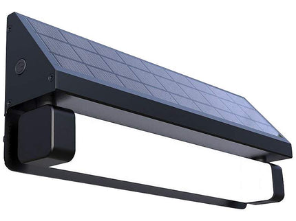 Pure Digital 11 4/5" Wide Black LED Outdoor Solar Powered Light