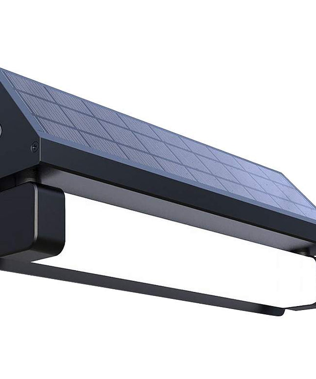 Pure Digital 11 4/5" Wide Black LED Outdoor Solar Powered Light