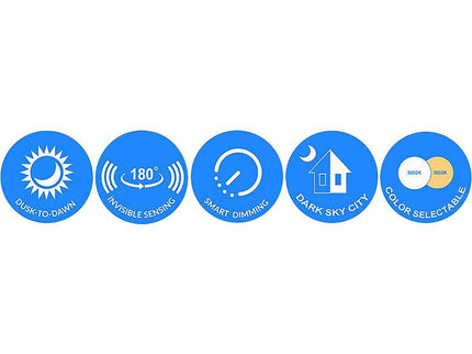 Pure Digital 11 4/5" Wide Black LED Outdoor Solar Powered Light