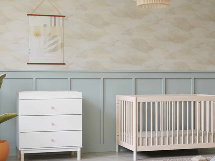 M12923WNX,Babyletto,Gelato 3-Drawer Changer Dresser  Washed Natural Ft w/Removable Changing Tray in White