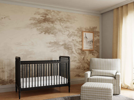 M7101B,Namesake,Liberty 3-in-1 Convertible Spindle Crib w/Toddler Bed Conversion Kit in Black