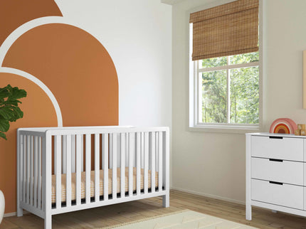 F11901W,Carter's,Colby 4-in-1 Low-profile Convertible Crib in White Finish