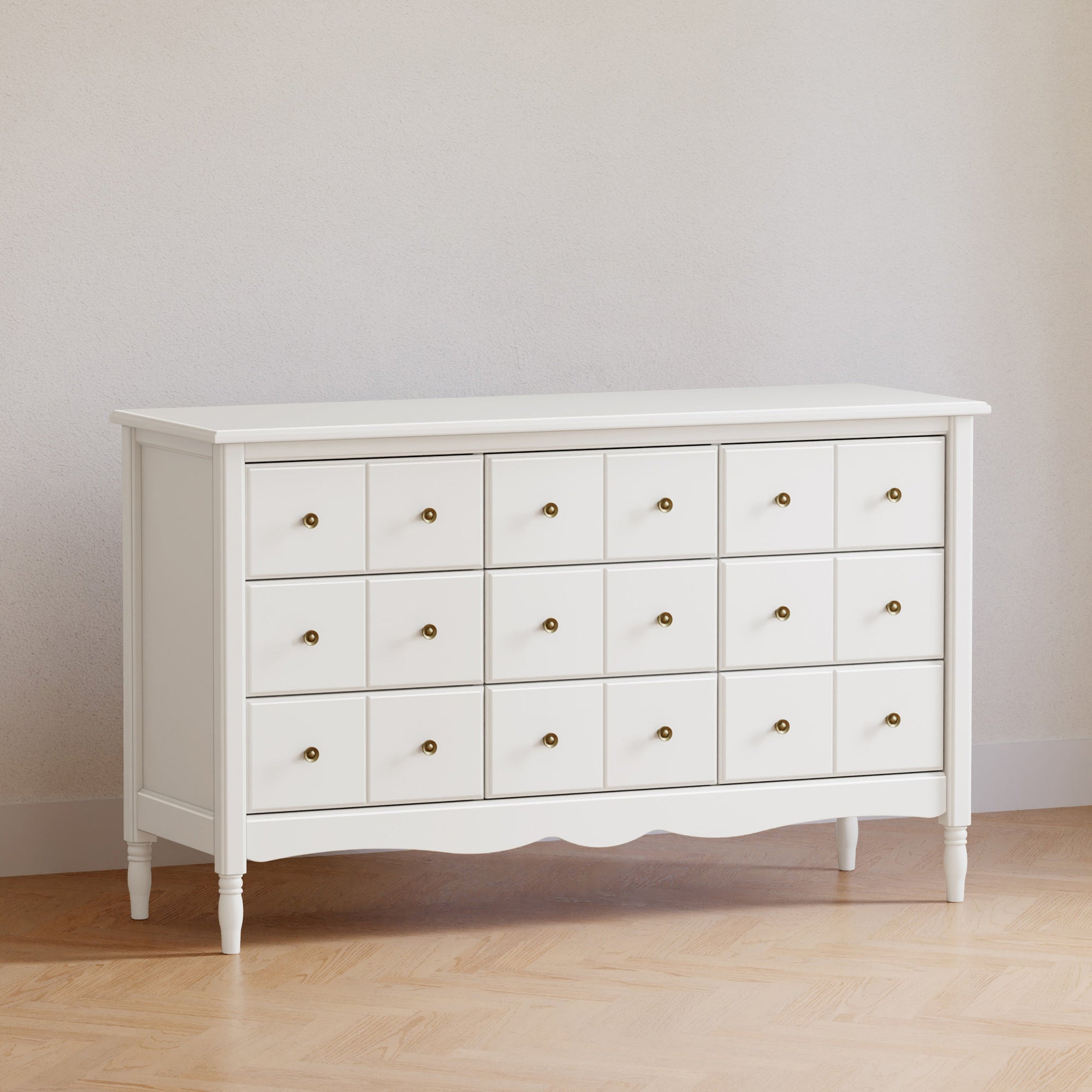 M7128RW,Namesake,Liberty 9-Drawer Assembled Dresser in Warm White