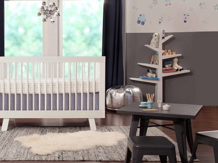 M4626W,Babyletto,Spruce Tree Bookcase in White Finish