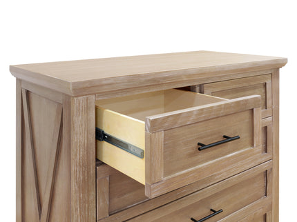 B14525DF,Monogram by Namesake,Emory Farmhouse 6-Drawer Chest in Driftwood