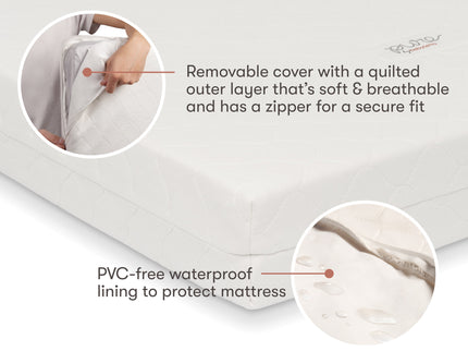 M5397C,Babyletto,Pure Core 4 Midi Crib Mattress w/ Hybrid Cover