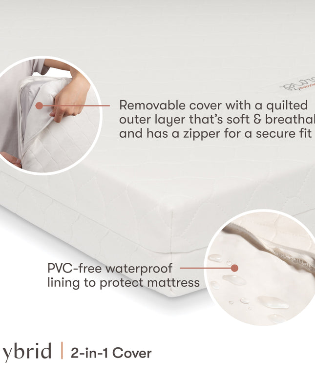 M5397C,Babyletto,Pure Core 4 Midi Crib Mattress w/ Hybrid Cover