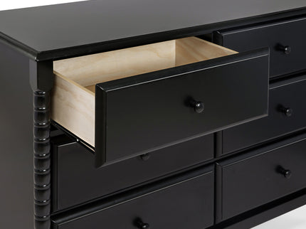 M7326E,DaVinci,Jenny Lind Spindle 6-Drawer Dresser in Ebony