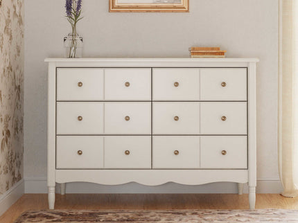 M7116RW,Namesake,Liberty 6-Drawer Assembled Dresser in Warm White