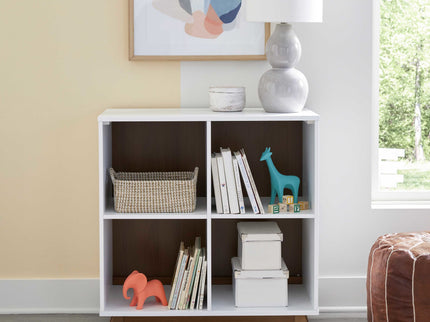 M22511WL,DaVinci,Otto Convertible Changing Table and Cubby Bookcase in White and Walnut